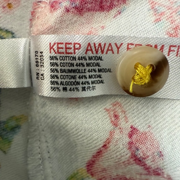 Anthropologie Kelly Louise Judd Forest Fable Flannel Pajama Set Size M - Picture 13 of 14